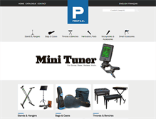 Tablet Screenshot of profile-accessories.com